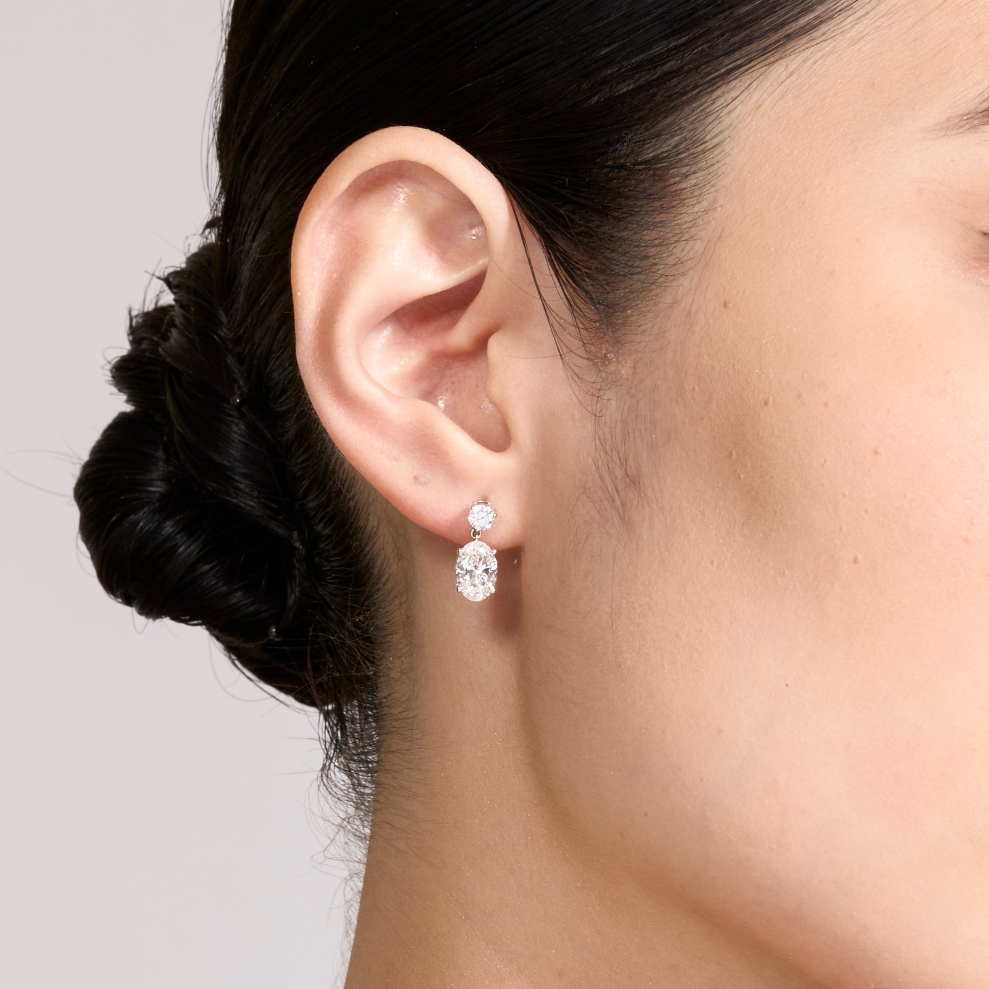 Signature Oval Drop Earrings