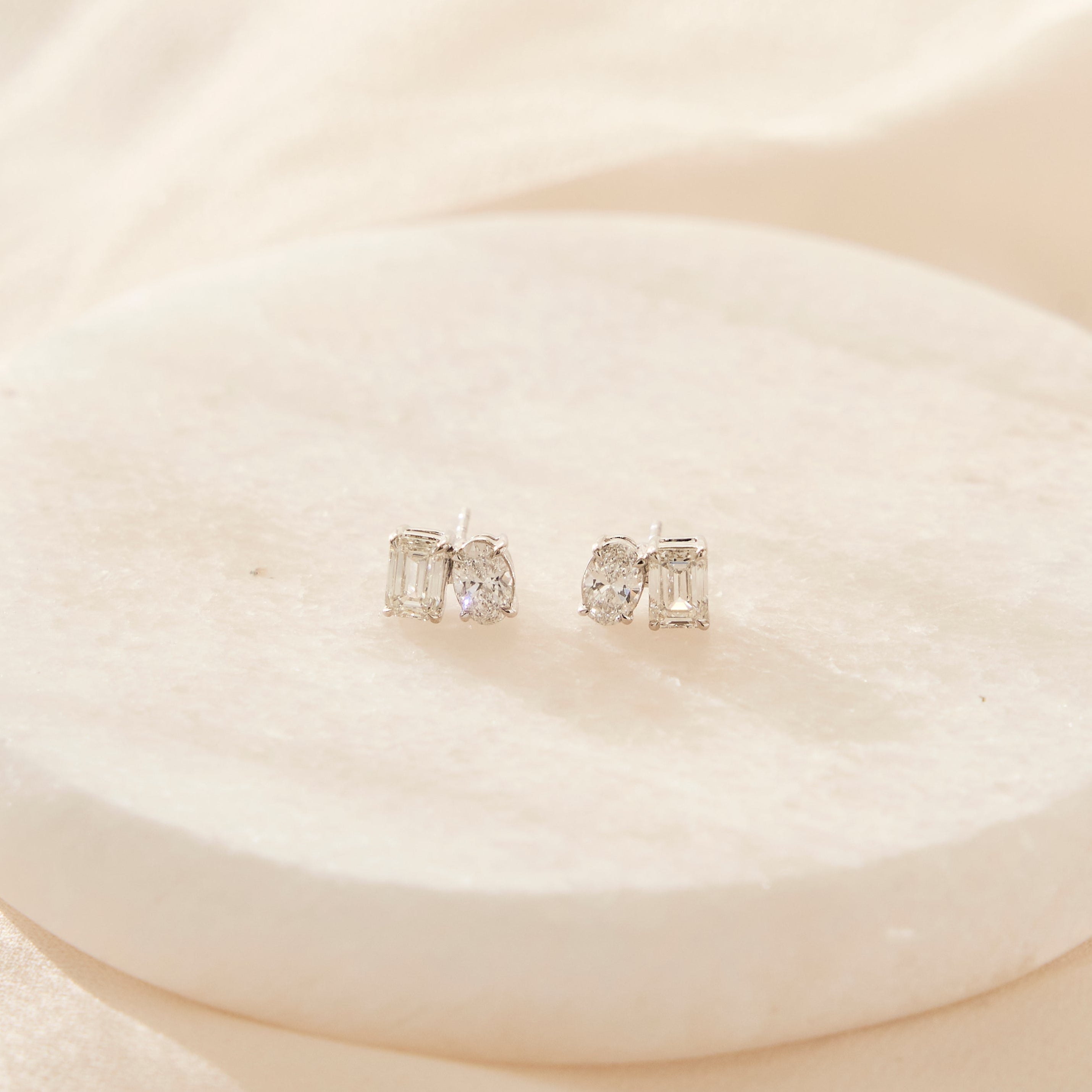 Toi et Moi Stud Earrings