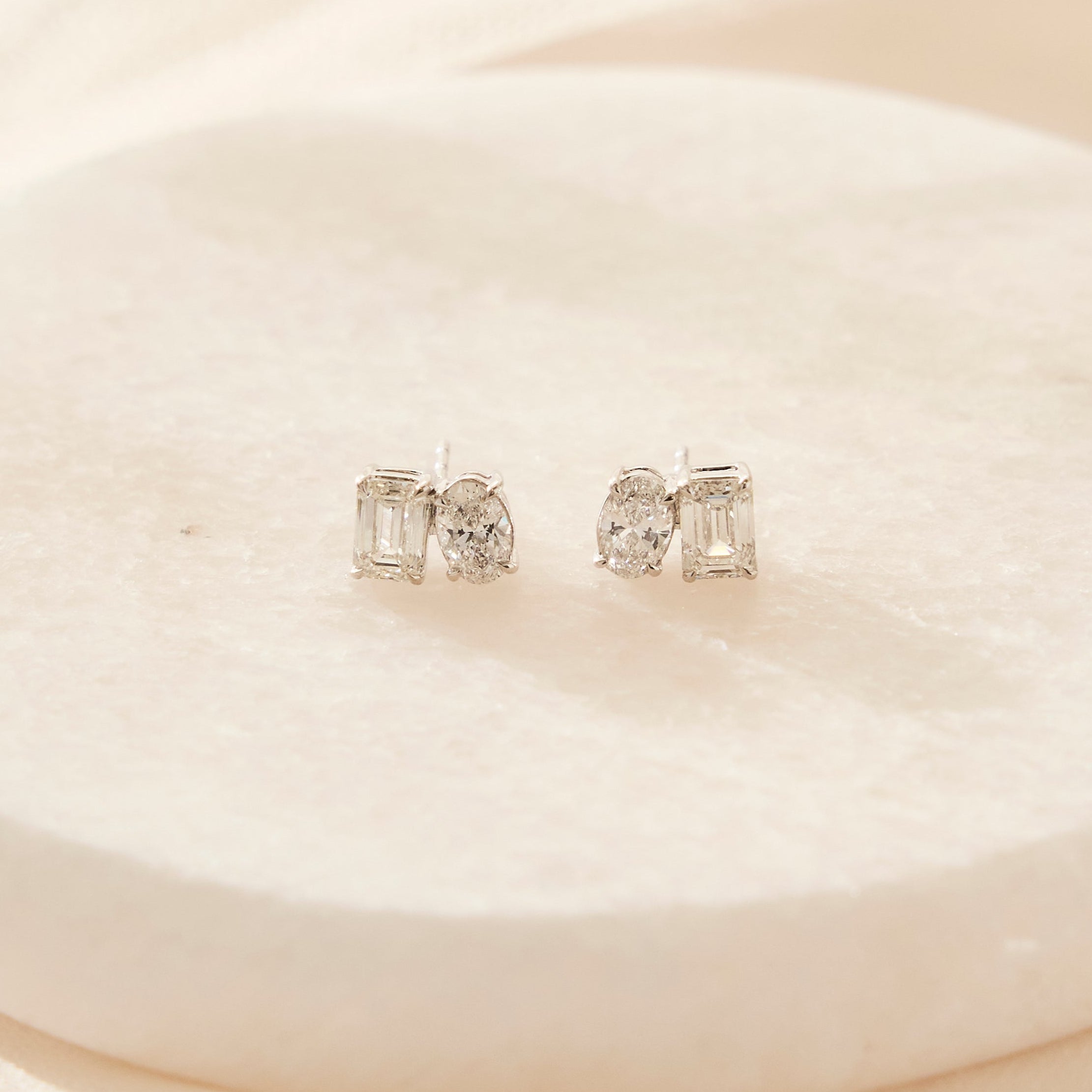 Toi et Moi Stud Earrings