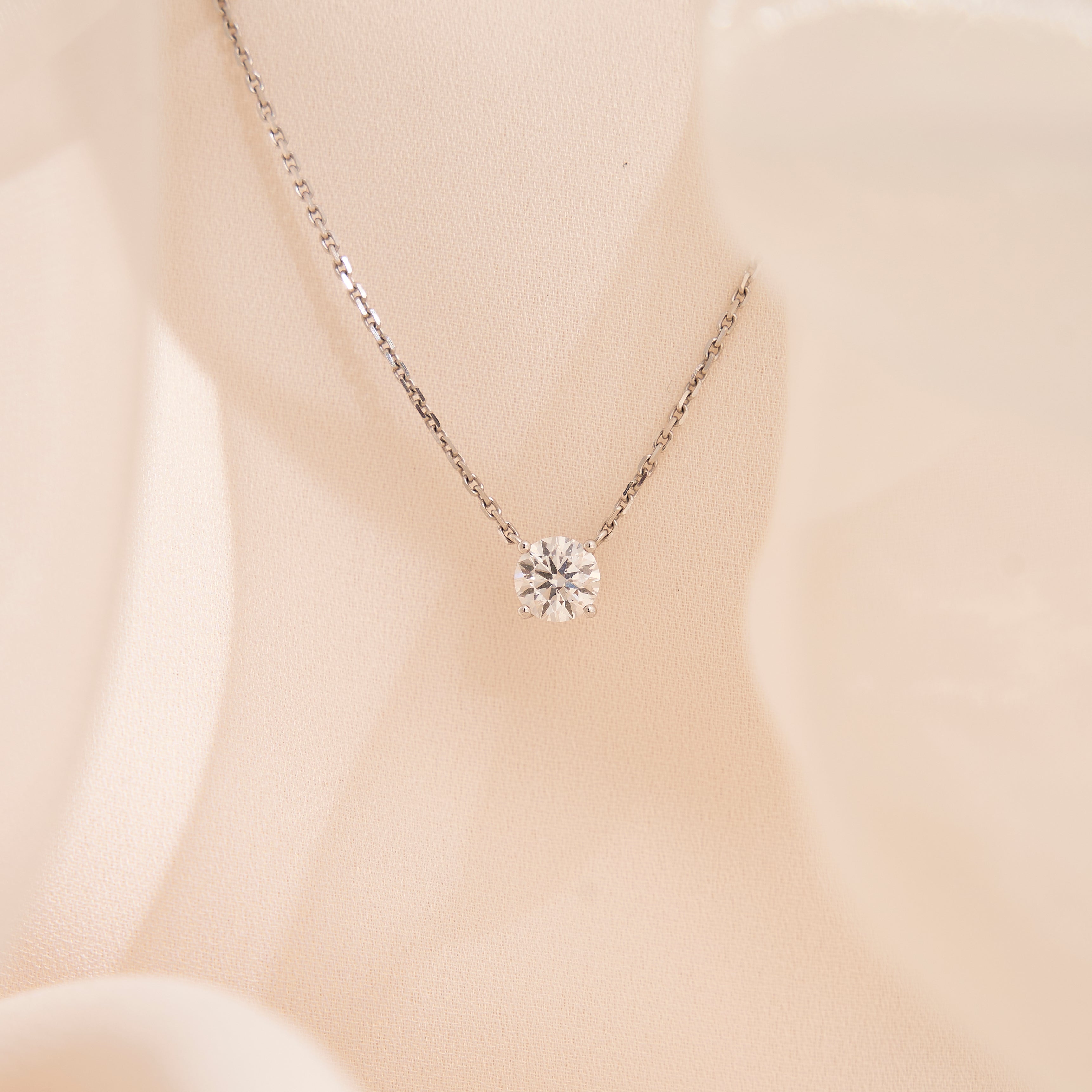 Round Brilliant Diamond Pendant